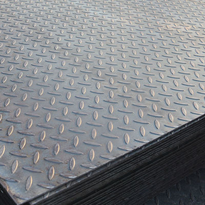 中国 Q235 A36 Ss400 飾り付け用ダイヤモンド・チェッカー・MS鋼板