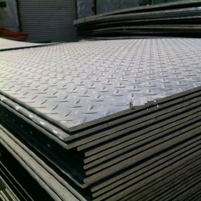 10mm 16mm St37 Q235b Hr チェッカー製鉄板 模様板